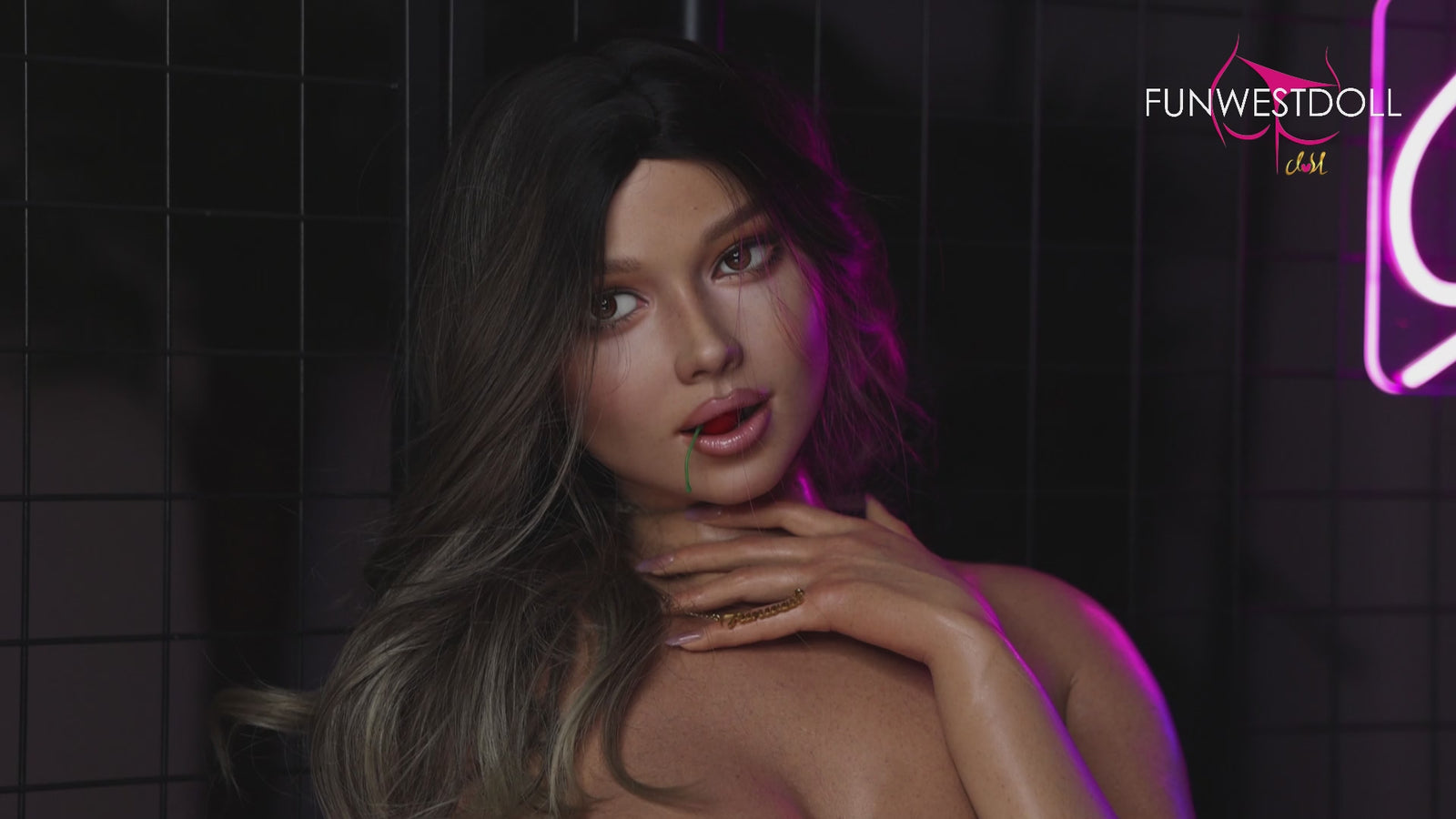 Boneca Sexual Rosa (FunWest Doll Copa D de 168 cm #043SJ RST Silicone)