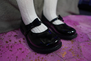Sapatos para boneca sexual (preto, verniz)