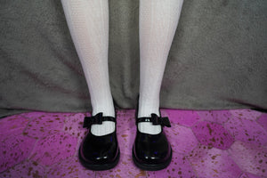Sapatos para boneca sexual (preto, verniz)