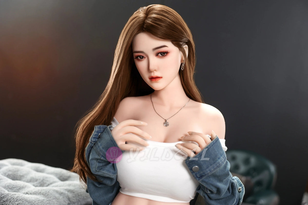Jiang Yan muñeca sexual (YJL Doll 163 cm Copa F #804 TPE + Silicona)