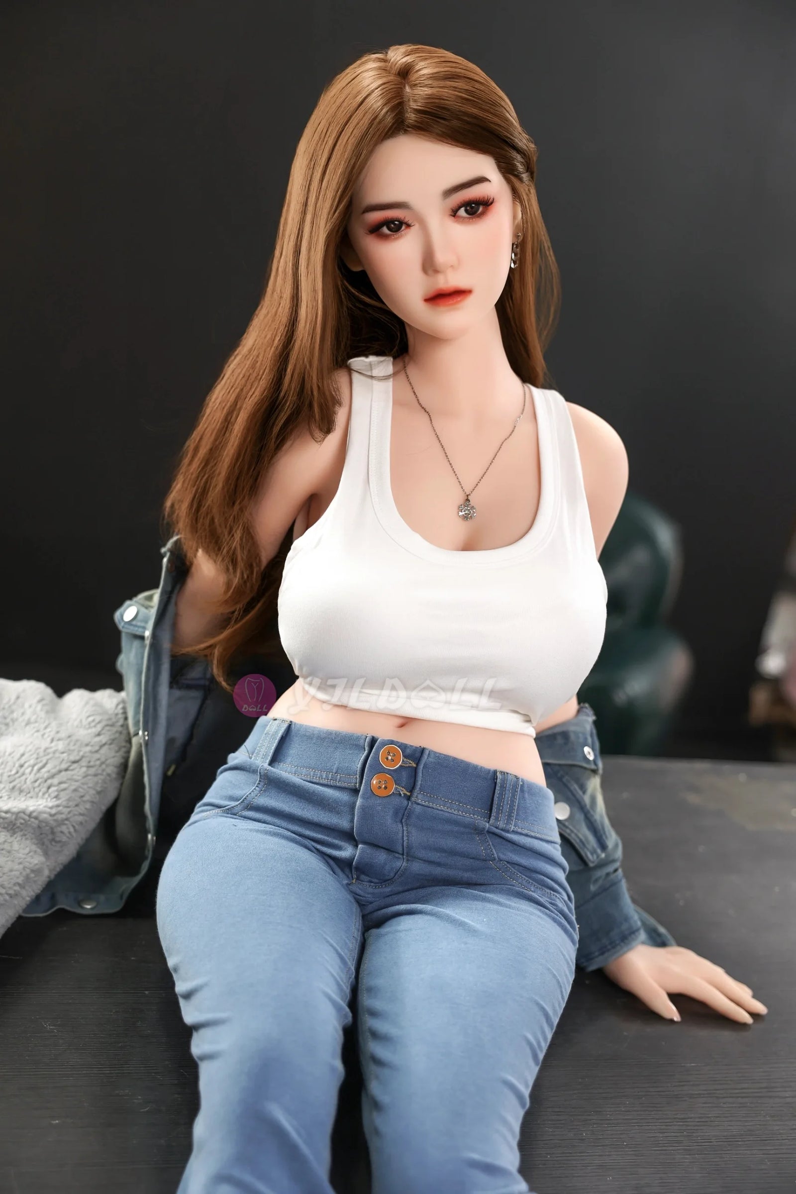 Jiang Yan muñeca sexual (YJL Doll 163 cm Copa F #804 TPE + Silicona)