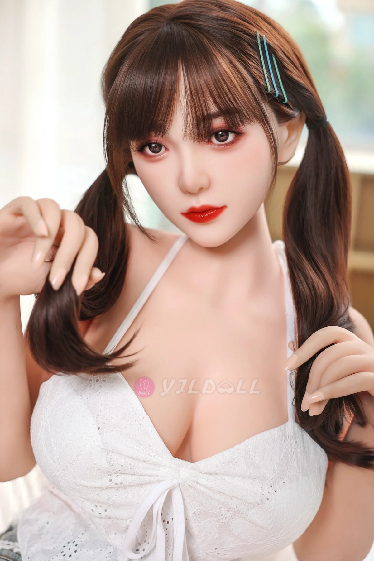 Duan Hong muñeca sexual (YJL Doll 163 cm Copa F #823 TPE + Silicona)