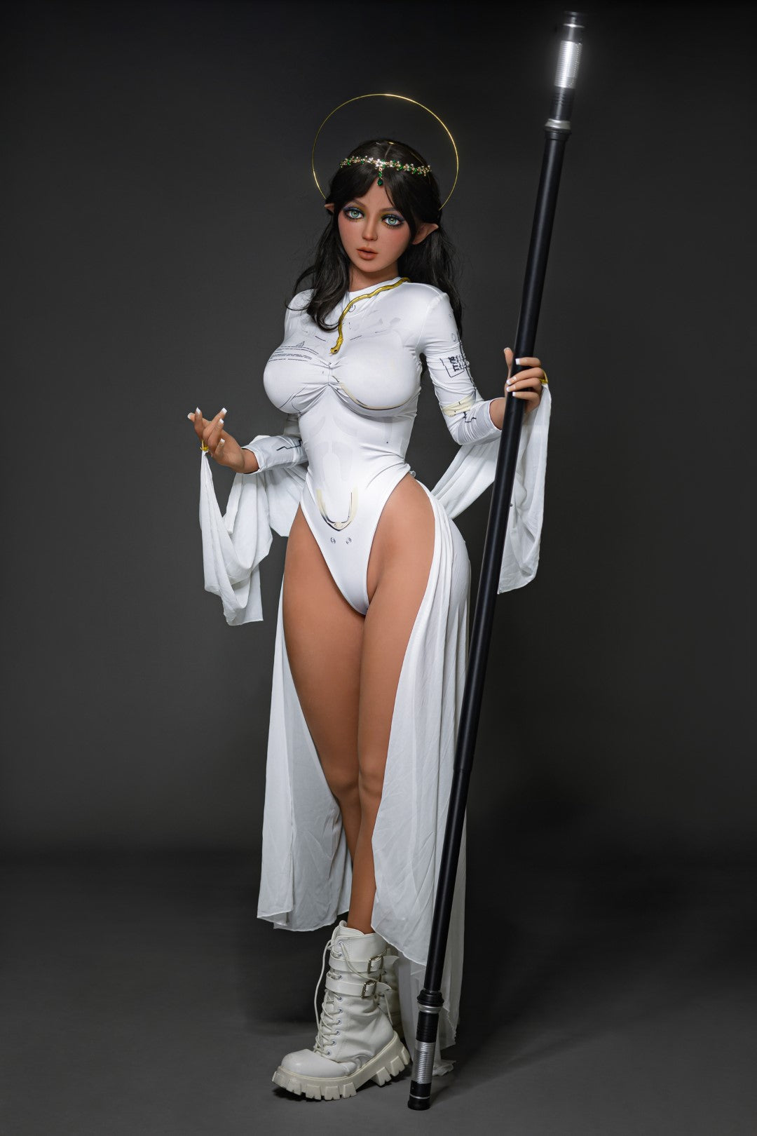 Alva muñeca sexual (Aibei Doll TPE de 160 cm de copa)