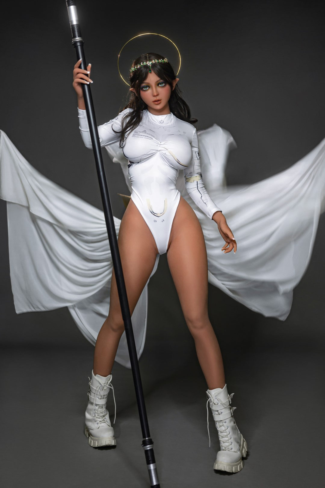 Alva muñeca sexual (Aibei Doll TPE de 160 cm de copa)