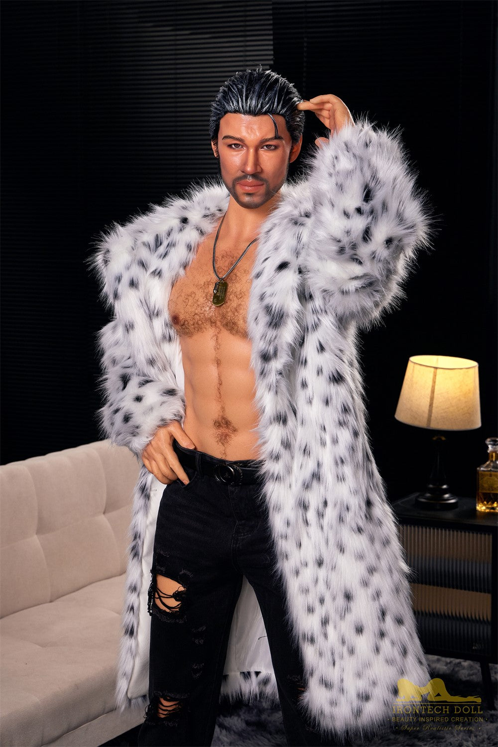 Boneca sexual masculina Gregor (Irontech Doll Silicone M7 de 170cm)