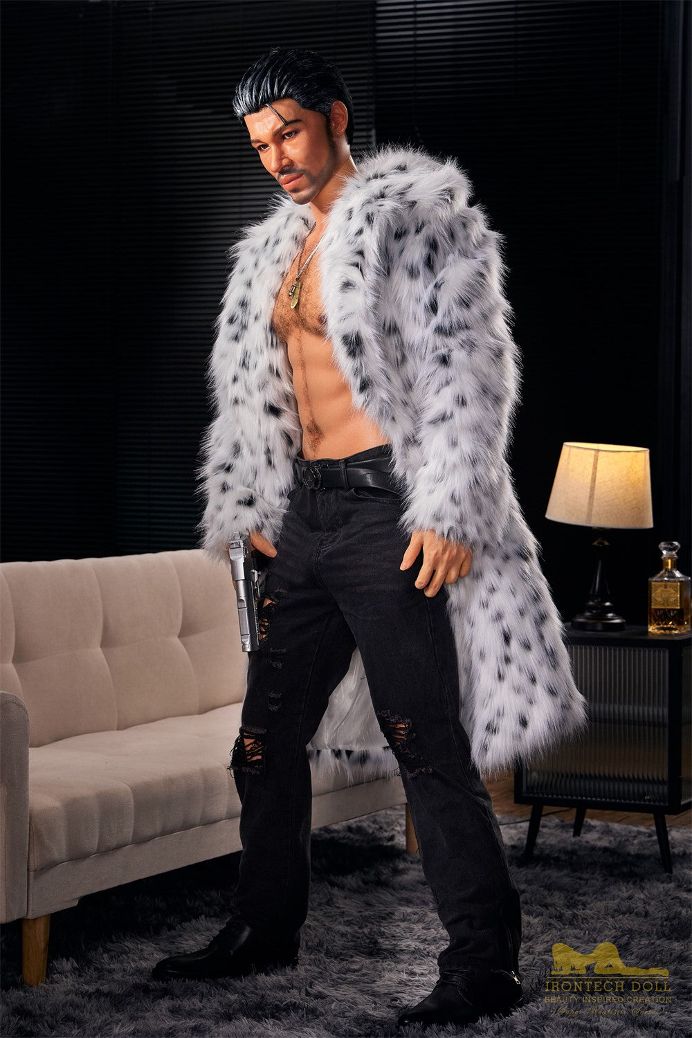 Boneca sexual masculina Gregor (Irontech Doll Silicone M7 de 170cm)