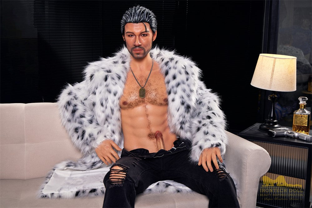 Boneca sexual masculina Gregor (Irontech Doll Silicone M7 de 170cm)