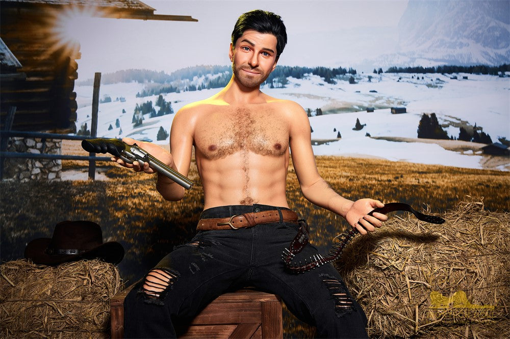 Boneca sexual masculina Allen (Irontech Doll Silicone M6 de 170cm)