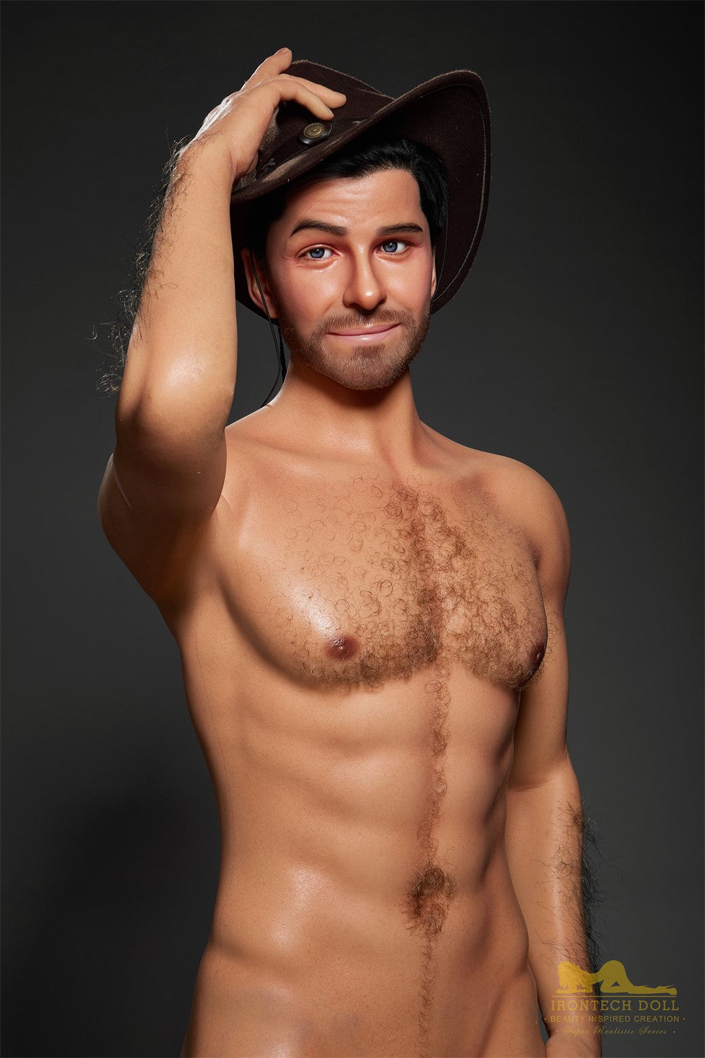 Boneca sexual masculina Allen (Irontech Doll Silicone M6 de 170cm)