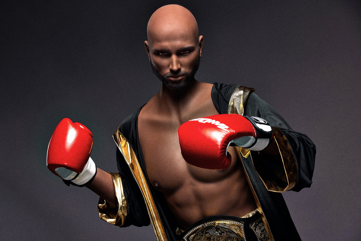 Boneca sexual masculina Kelvin (Irontech Doll 175cm #203 TPE)