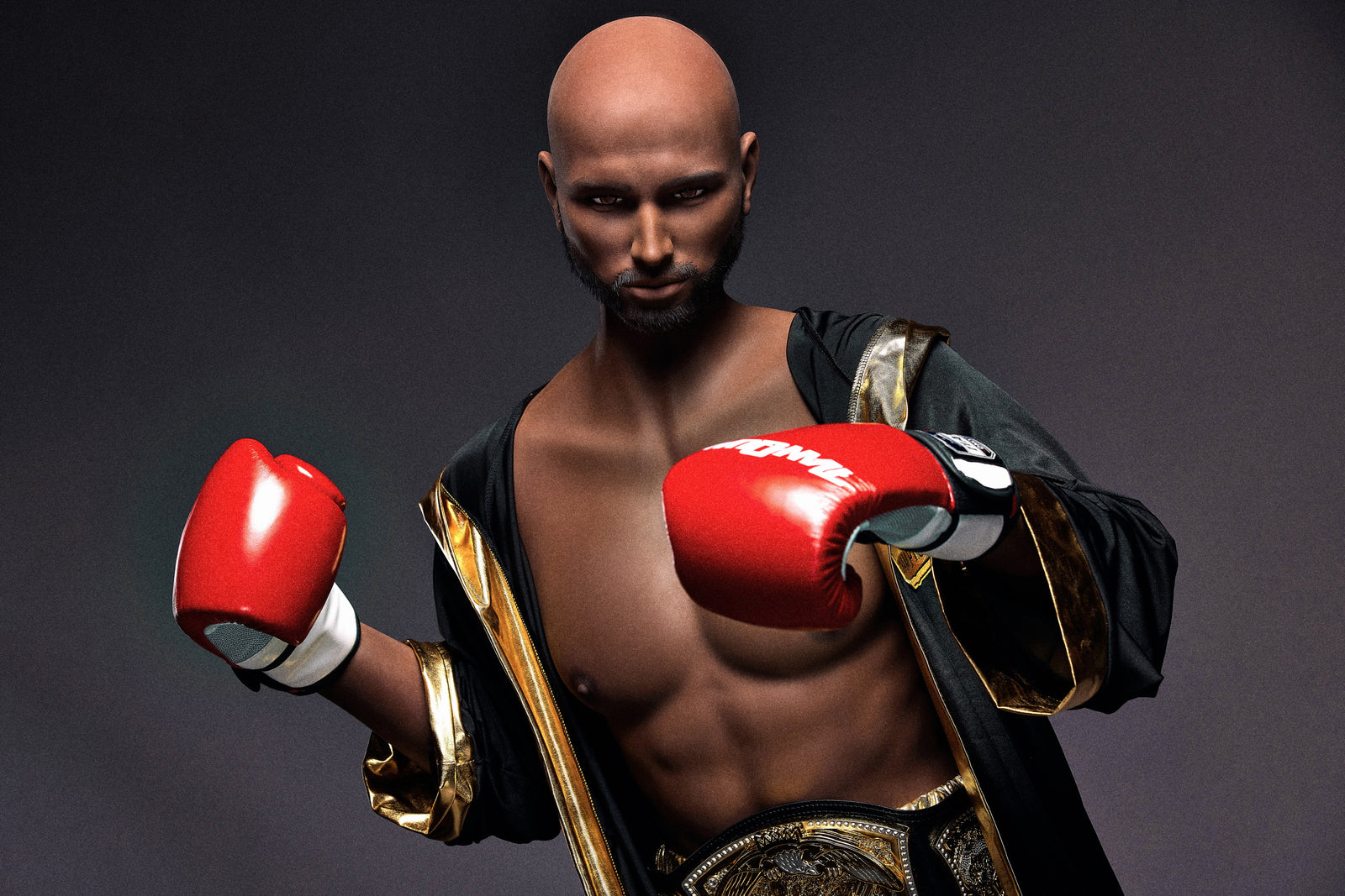 Boneca sexual masculina Kelvin (Irontech Doll 175cm #203 TPE)