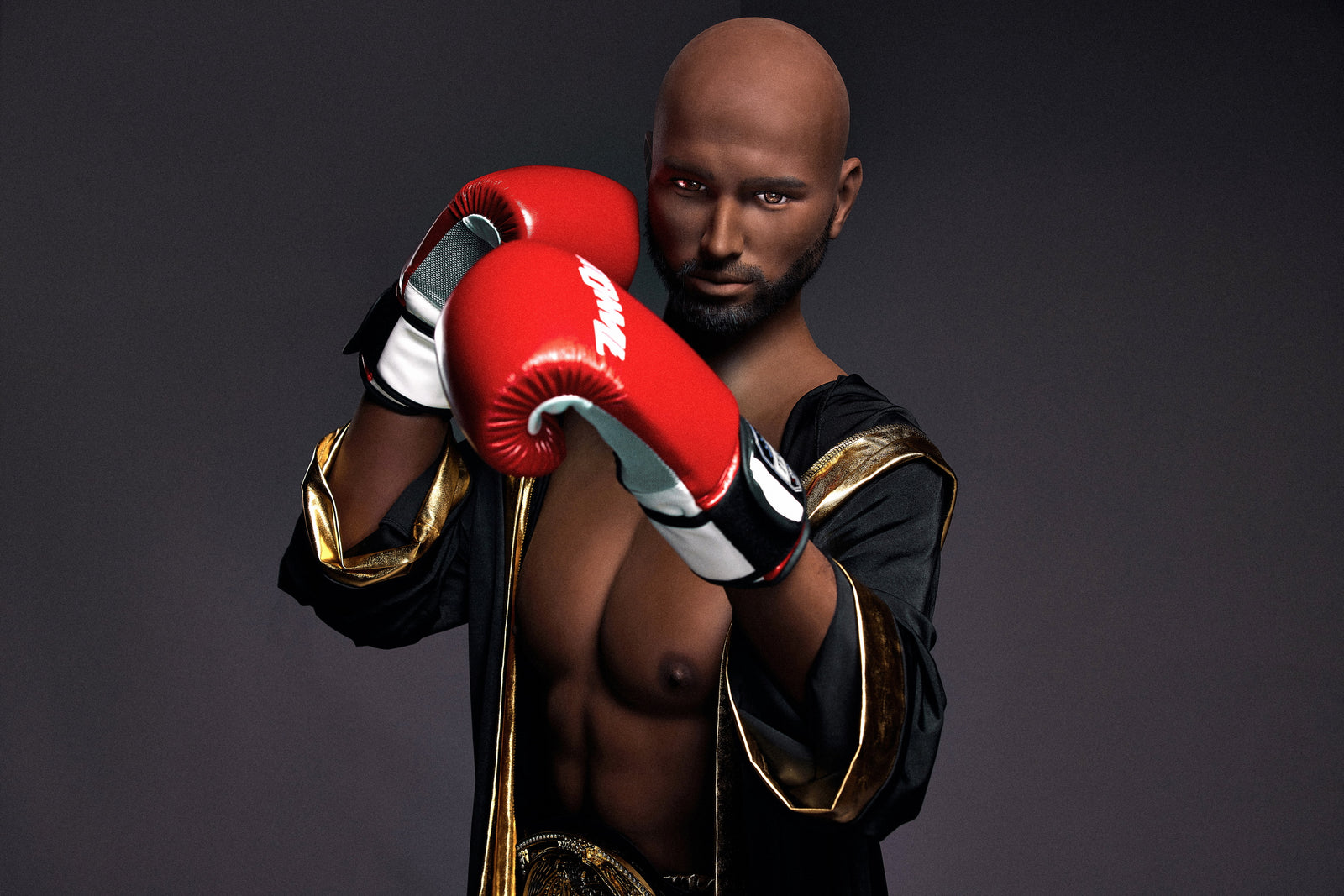 Boneca sexual masculina Kelvin (Irontech Doll 175cm #203 TPE)