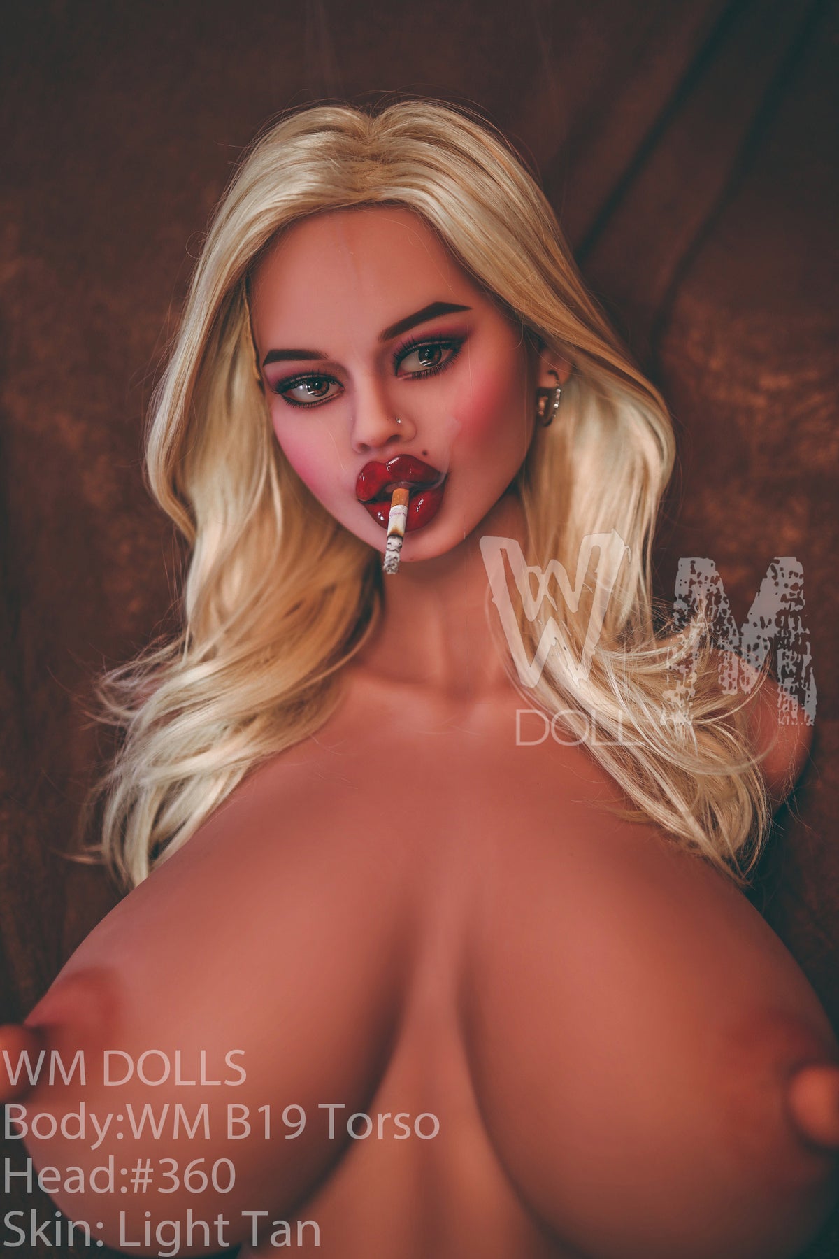 Boneca sexual de conhaque (WM-Doll Torso B19 89cm J copo #360 TPE)