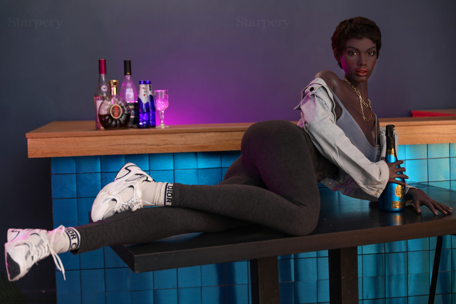 Keisha muñeca sexual (Starpery 174cm Copa G TPE+Silicona)