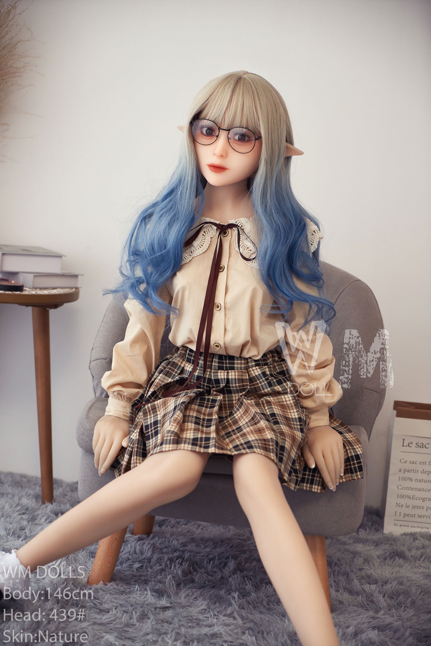 Akari Boneca sexual (WM-Doll Copo C de 146 cm #439 TPE)