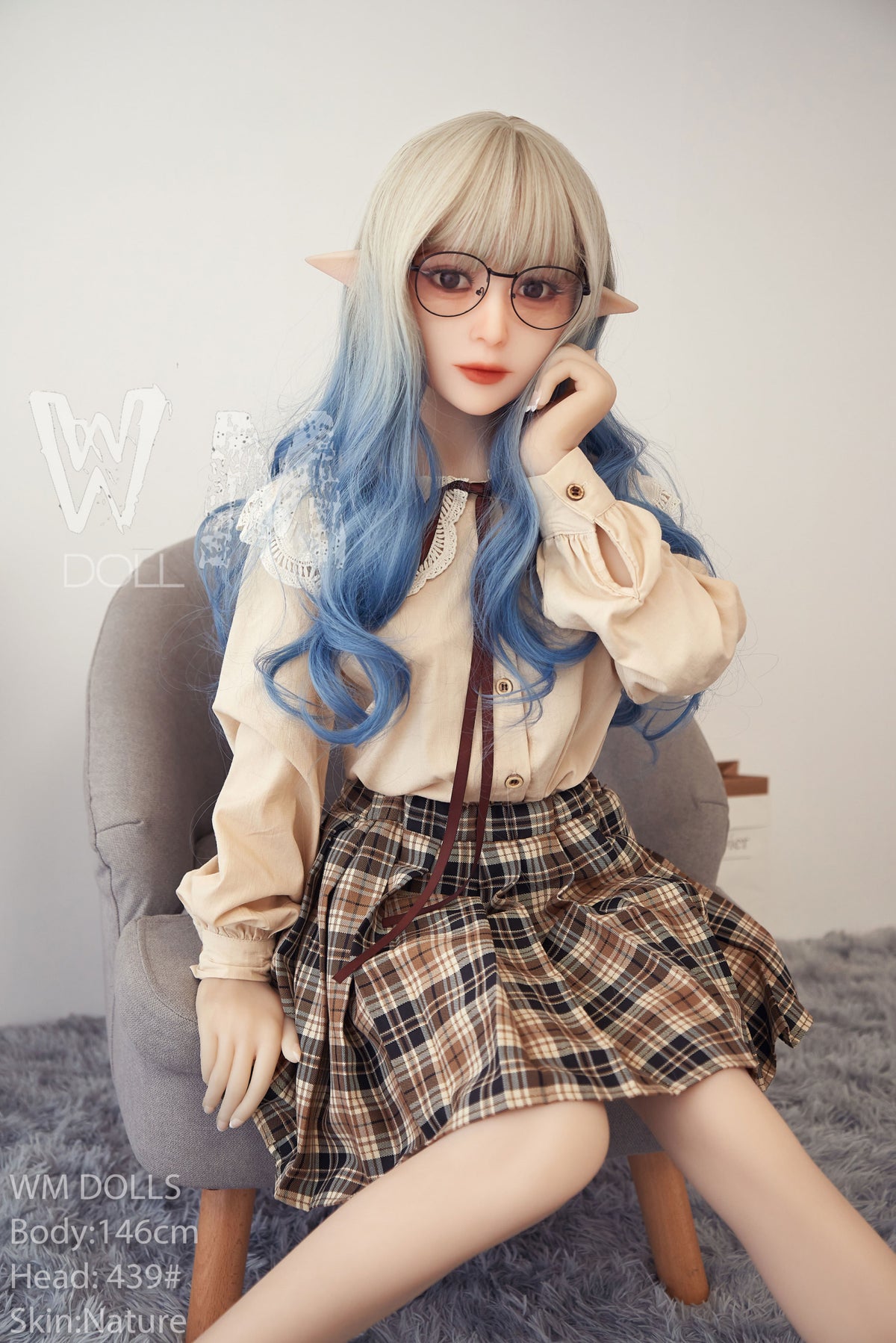 Akari Boneca sexual (WM-Doll Copo C de 146 cm #439 TPE)