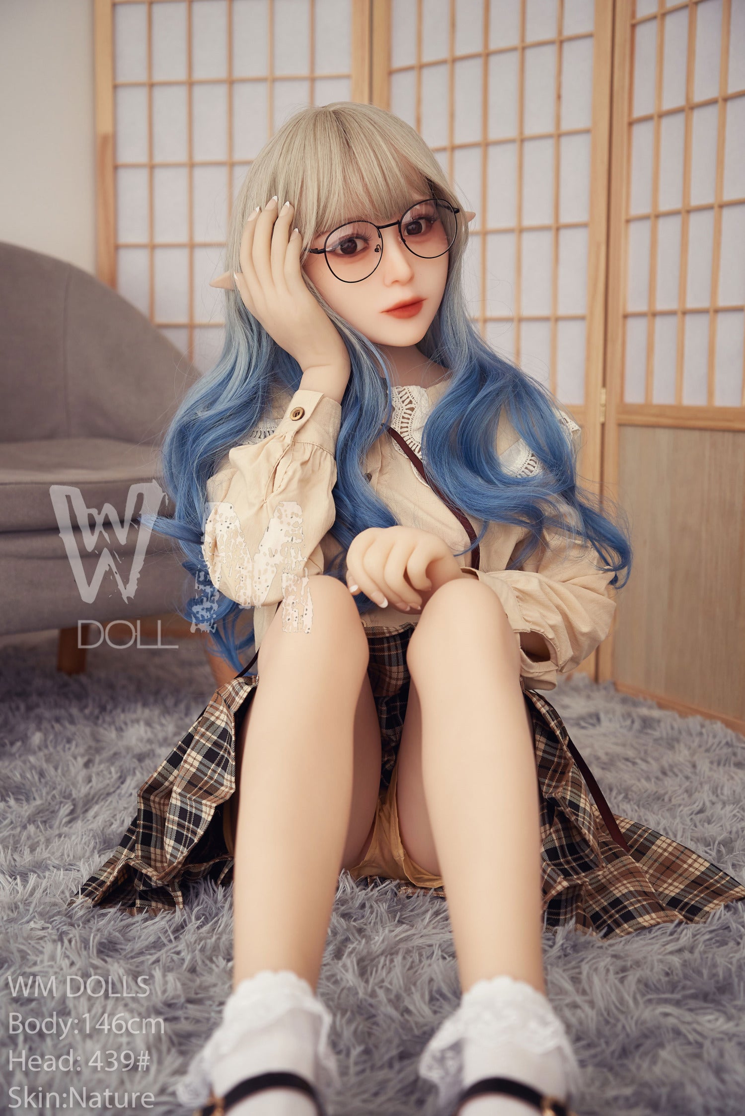 Akari Boneca sexual (WM-Doll Copo C de 146 cm #439 TPE)