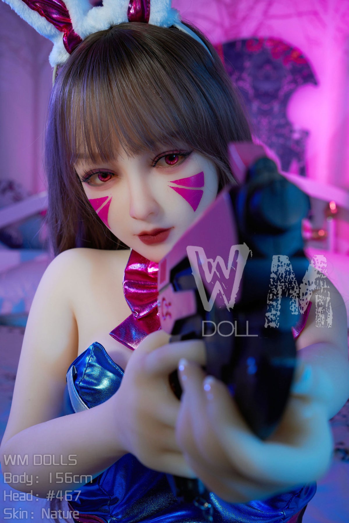 D.VA muñeca sexual (WM-Doll Copa C de 156 cm #467 TPE)