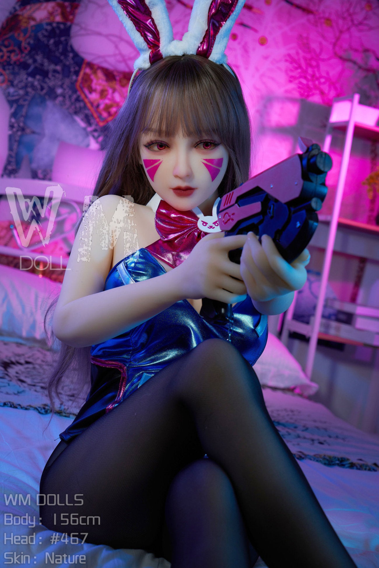 D.VA muñeca sexual (WM-Doll Copa C de 156 cm #467 TPE)