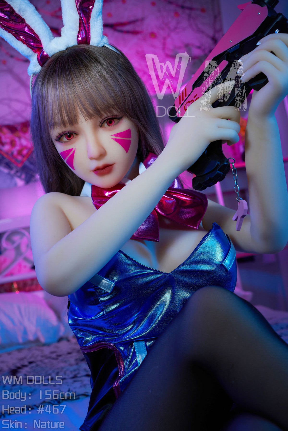 D.VA muñeca sexual (WM-Doll Copa C de 156 cm #467 TPE)