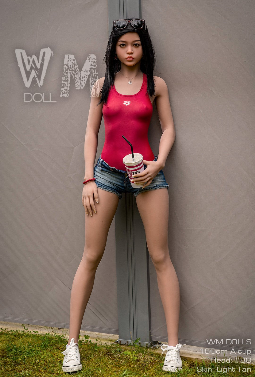 Boneca sexual kiara (WM-Doll 160cm A-Cup #88 TPE)