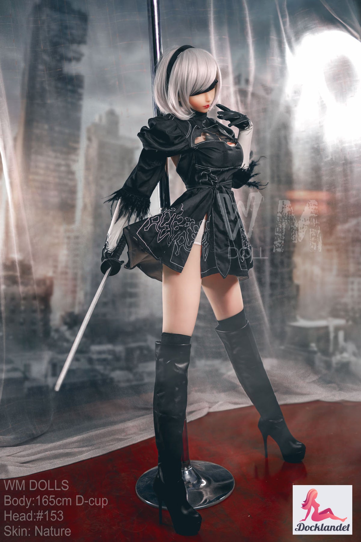 Boneca sexual Yorha 2b (WM-Doll 165cm D-Kupa #153 TPE)