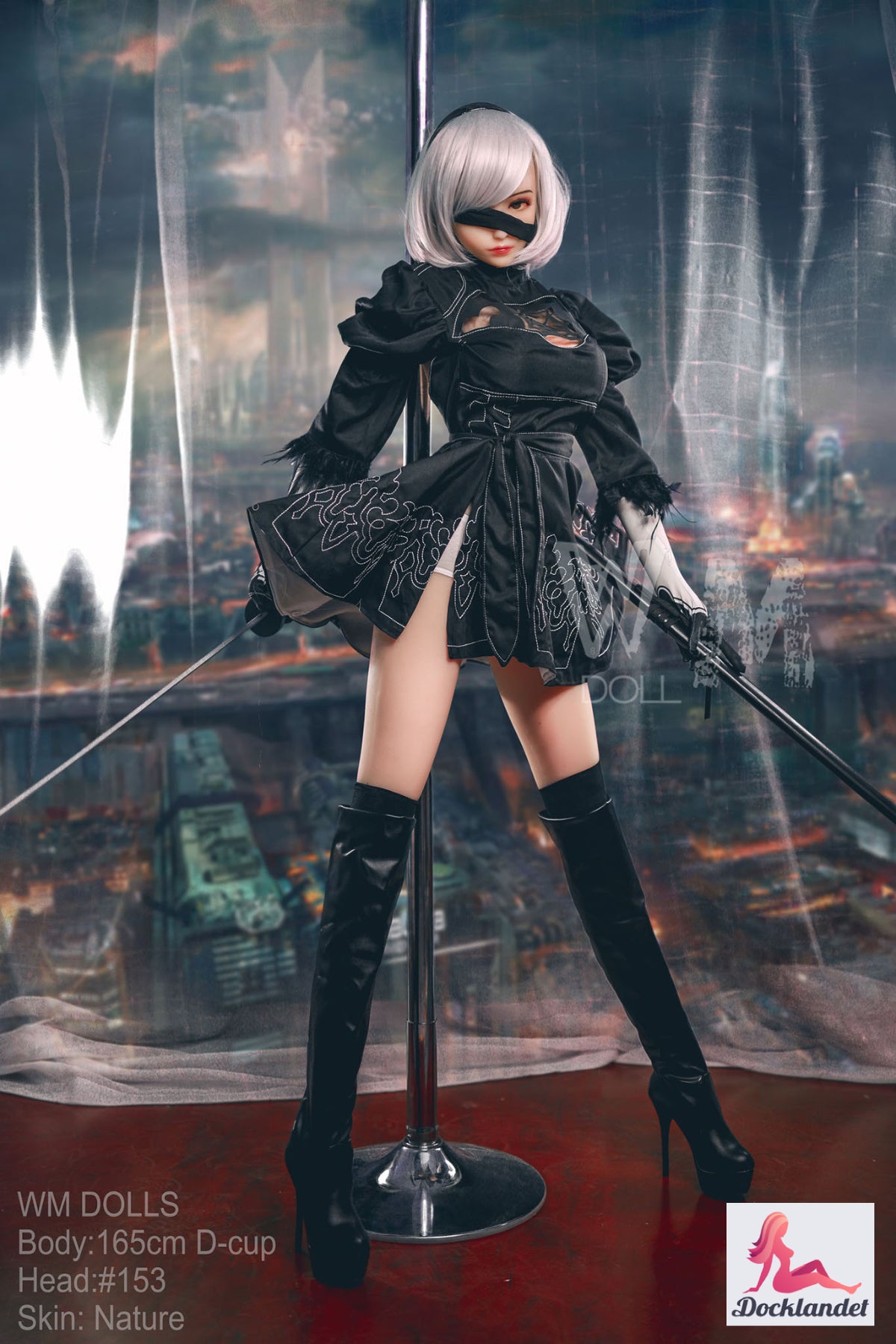 Boneca sexual Yorha 2b (WM-Doll 165cm D-Kupa #153 TPE)