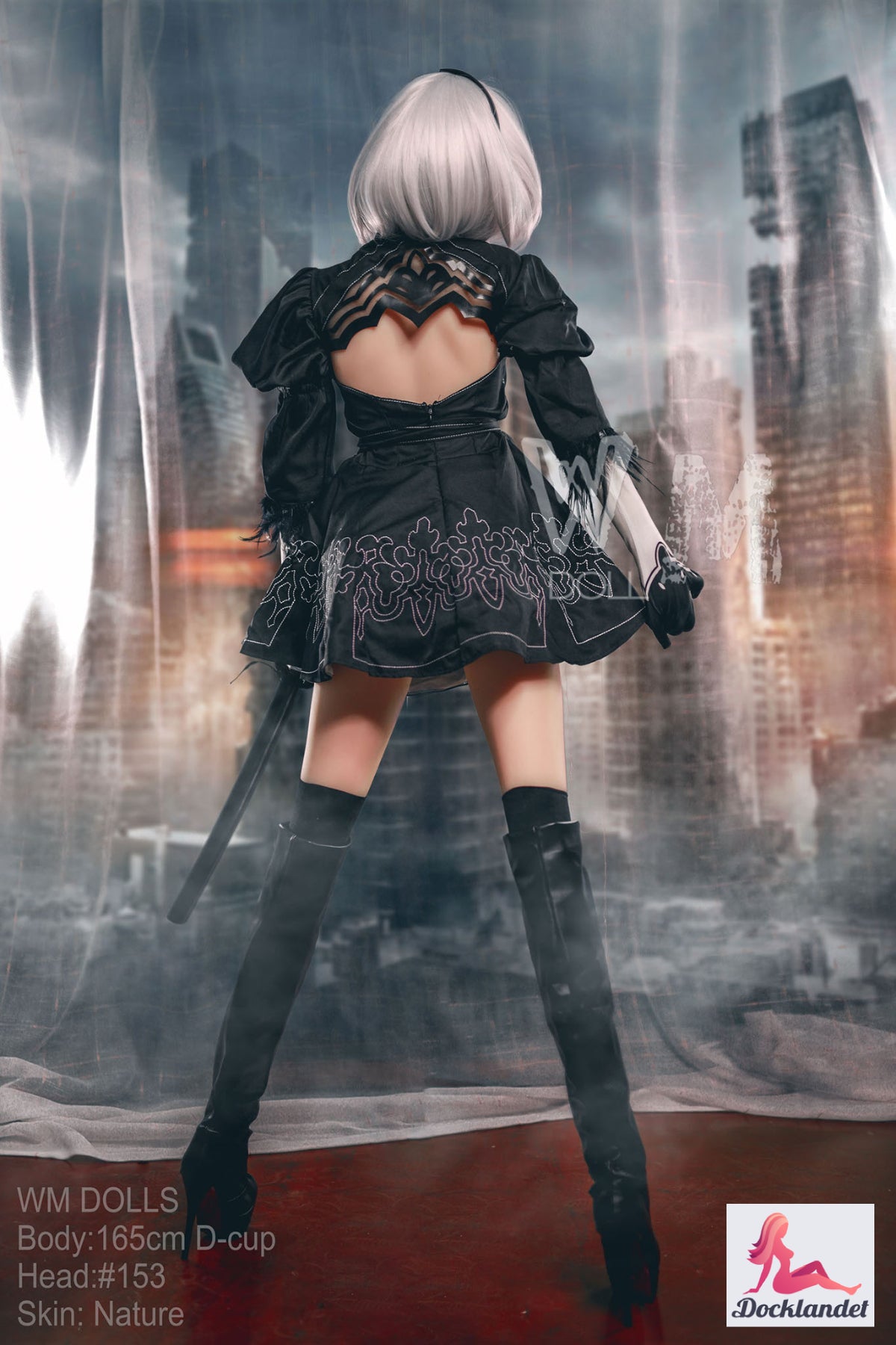 Boneca sexual Yorha 2b (WM-Doll 165cm D-Kupa #153 TPE)