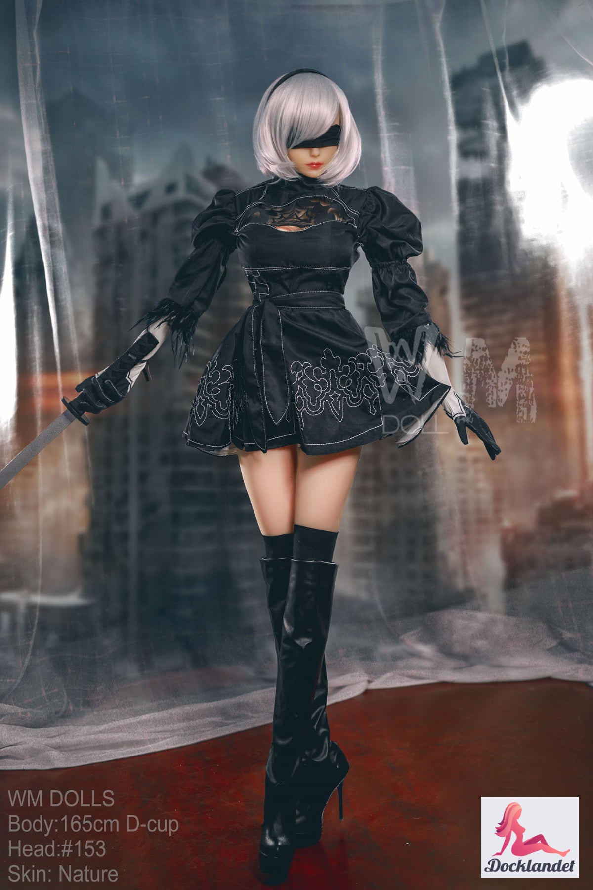 Boneca sexual Yorha 2b (WM-Doll 165cm D-Kupa #153 TPE)