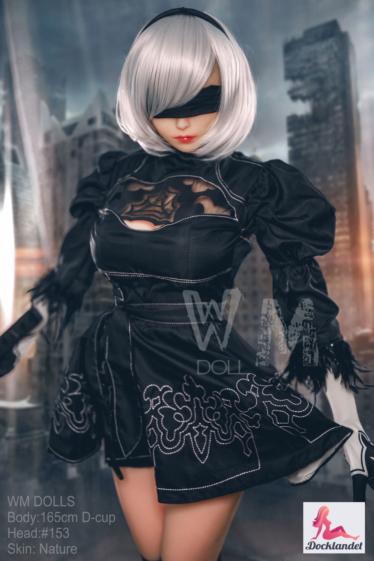 Boneca sexual Yorha 2b (WM-Doll 165cm D-Kupa #153 TPE)