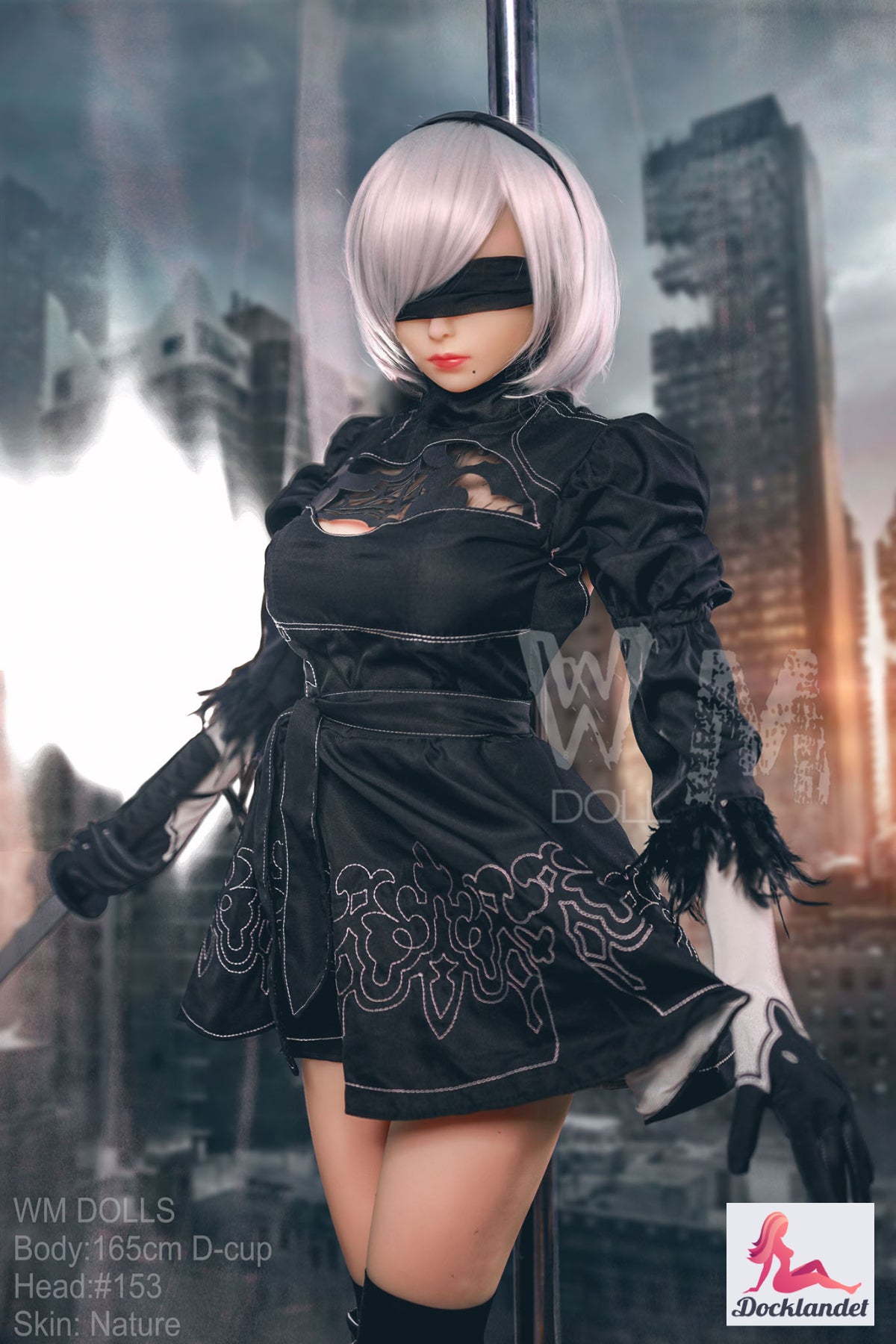 Boneca sexual Yorha 2b (WM-Doll 165cm D-Kupa #153 TPE)