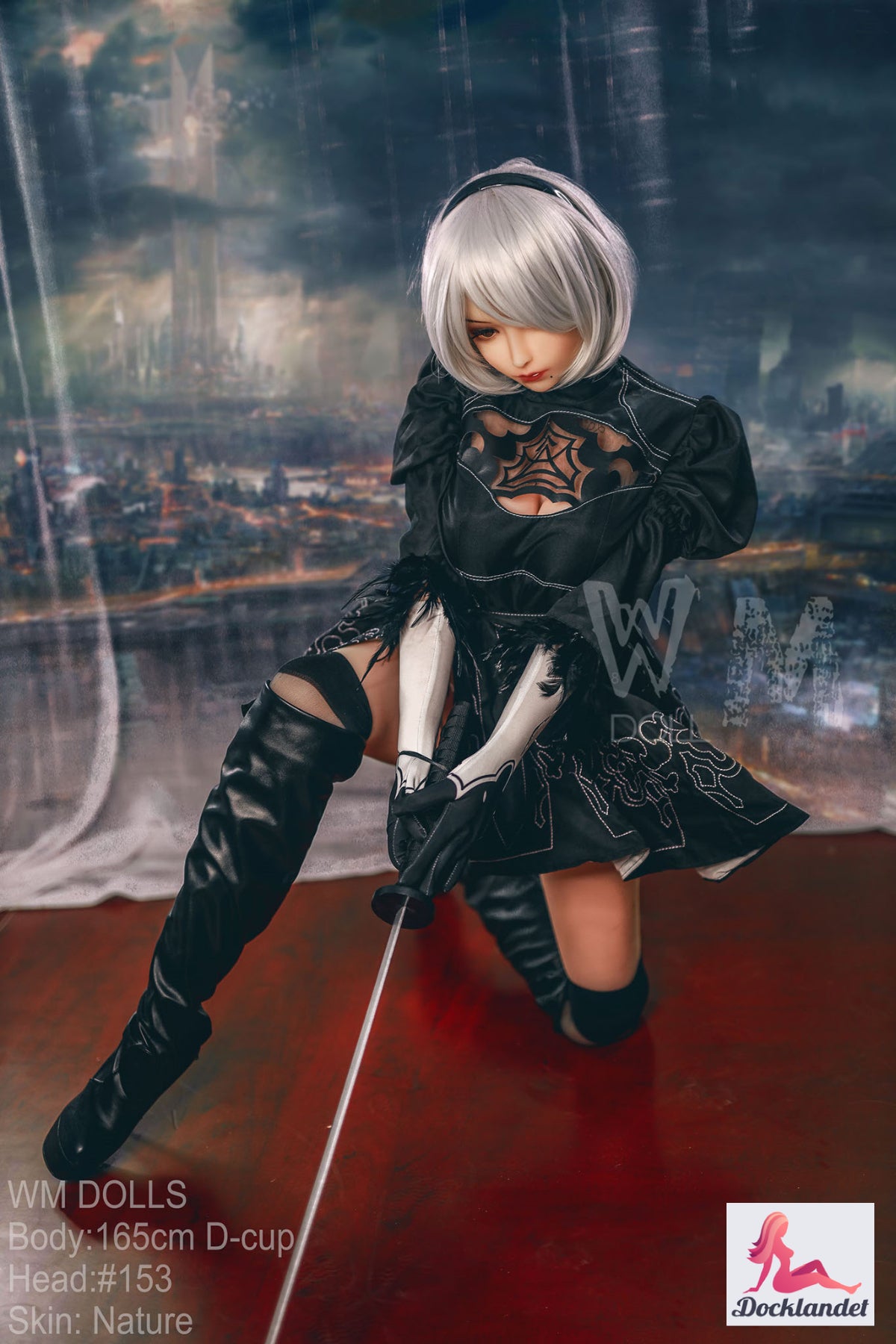 Boneca sexual Yorha 2b (WM-Doll 165cm D-Kupa #153 TPE)