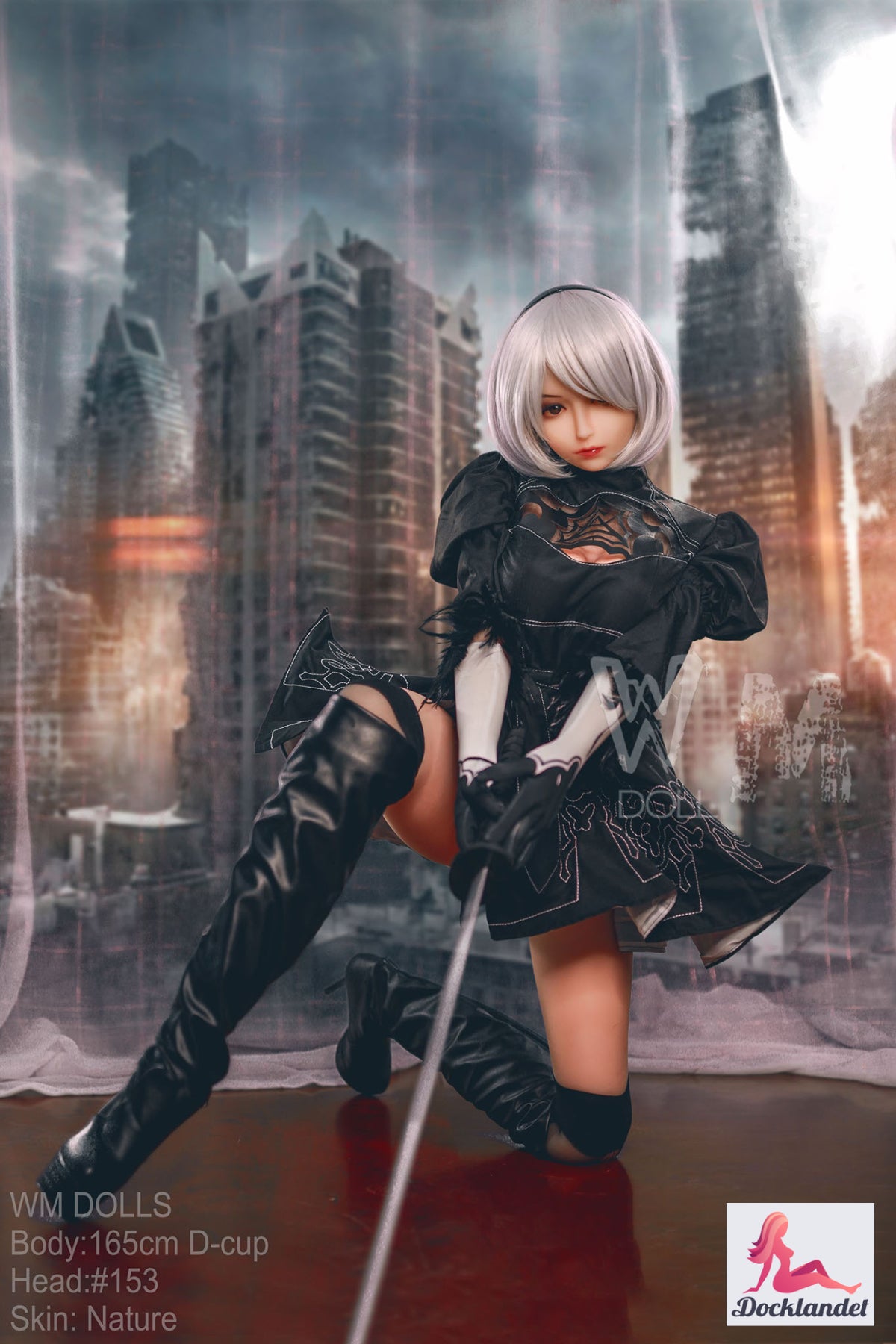 Boneca sexual Yorha 2b (WM-Doll 165cm D-Kupa #153 TPE)