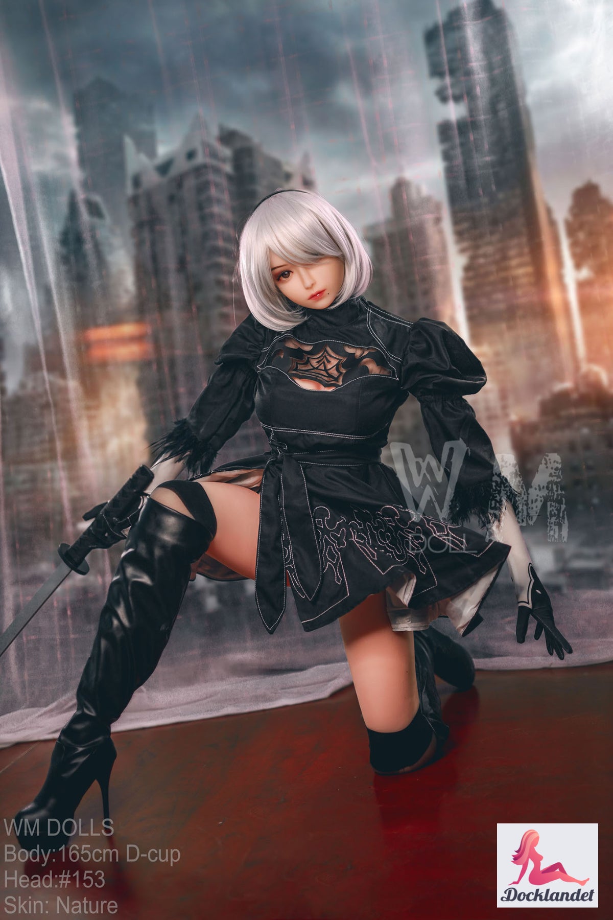 Boneca sexual Yorha 2b (WM-Doll 165cm D-Kupa #153 TPE)