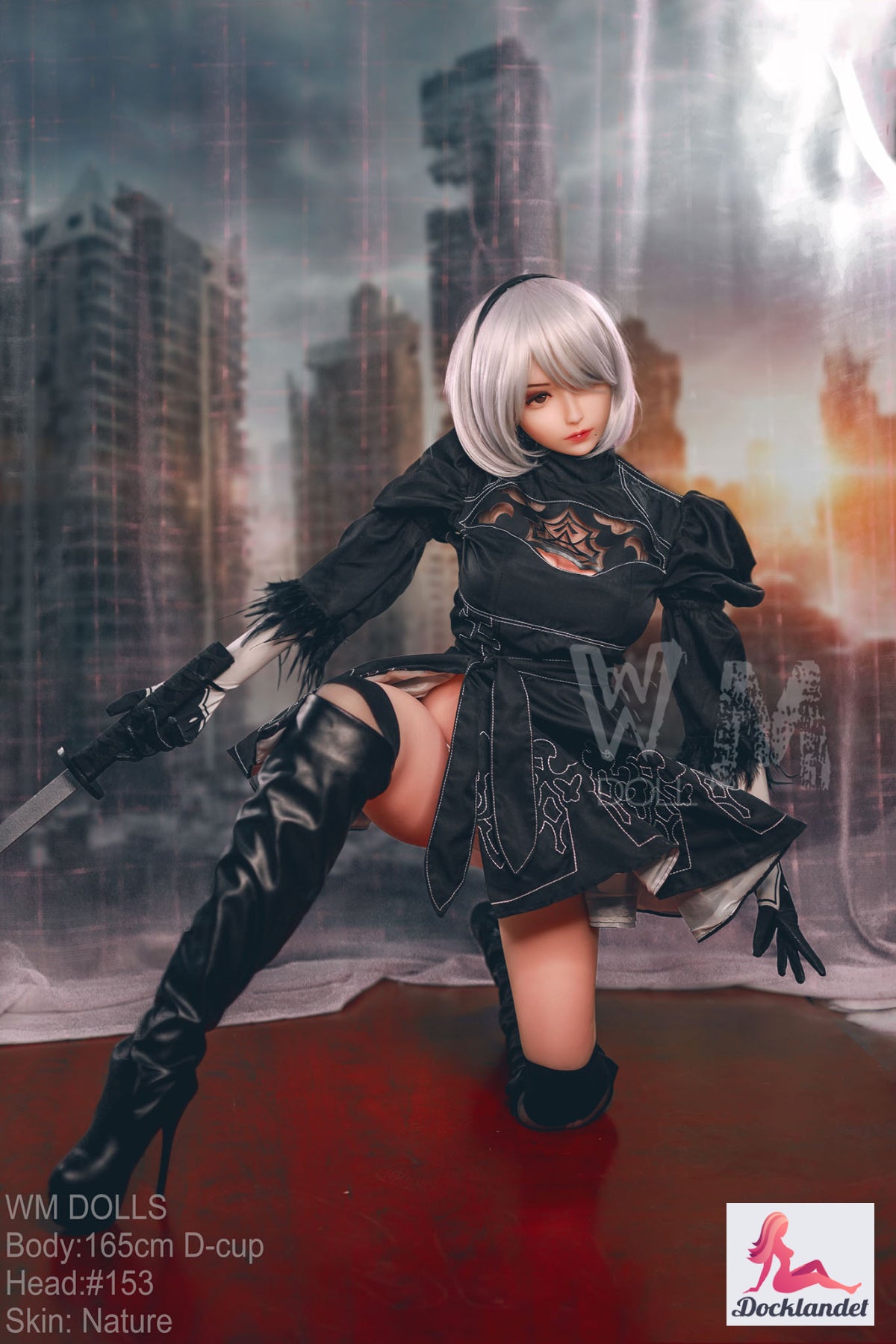 Boneca sexual Yorha 2b (WM-Doll 165cm D-Kupa #153 TPE)