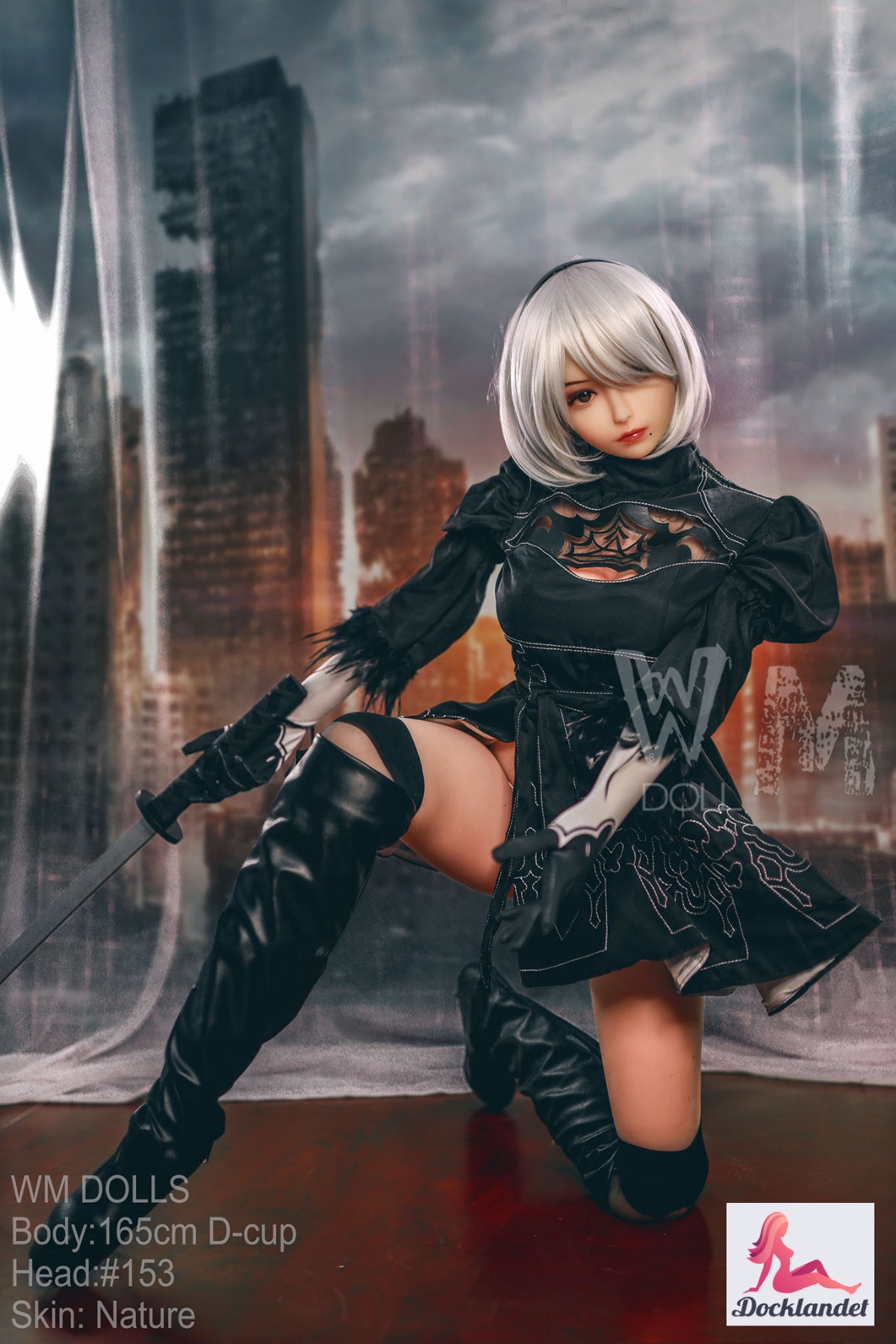Boneca sexual Yorha 2b (WM-Doll 165cm D-Kupa #153 TPE)