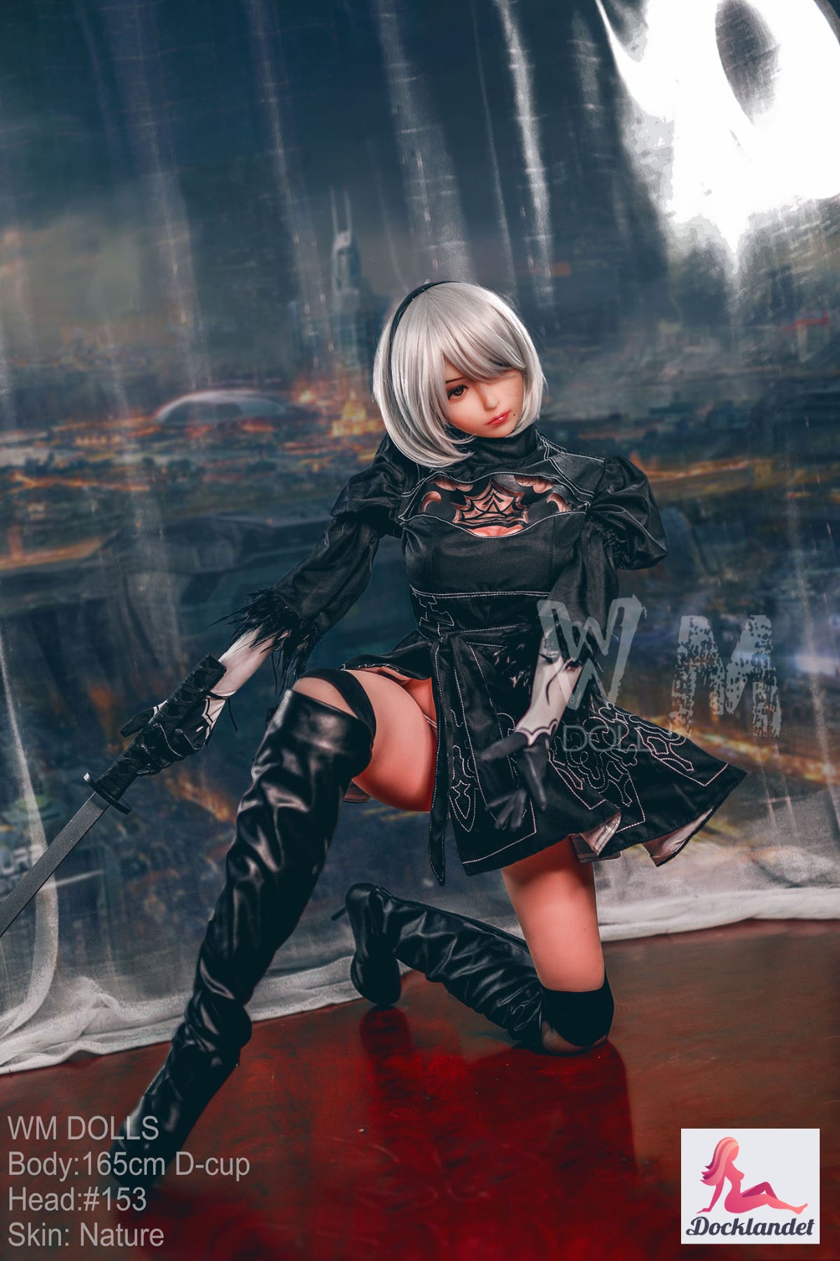 Boneca sexual Yorha 2b (WM-Doll 165cm D-Kupa #153 TPE)