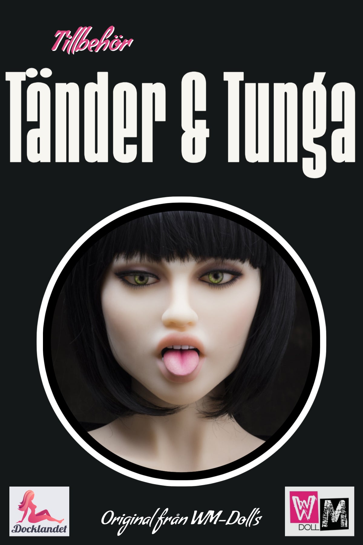 Conjuntos de dentes e língua (WM-Doll)