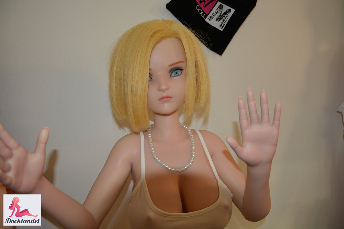 Boneca sexual Lazuli Android 18 (Irokebijin Copo E de 140 cm (TPE/Silicone)