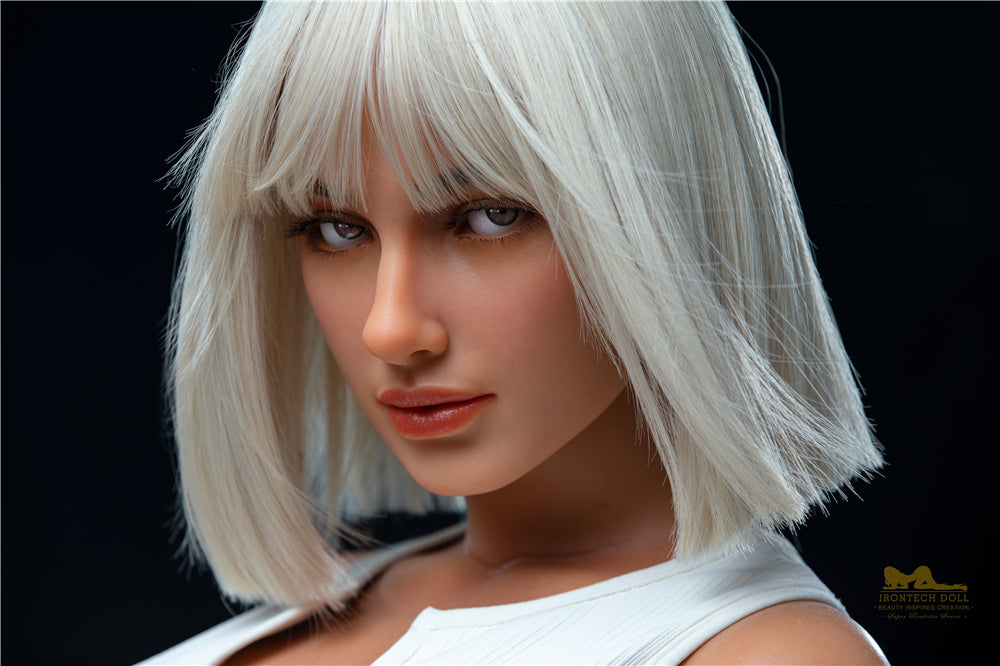 Boneca sexual Steffi (Irontech Doll Silicone de 164cm e xícara S17)