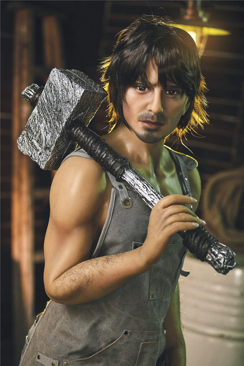 Boneco sexual masculino de Nichola (Irontech Doll 162 cm #204 TPE)