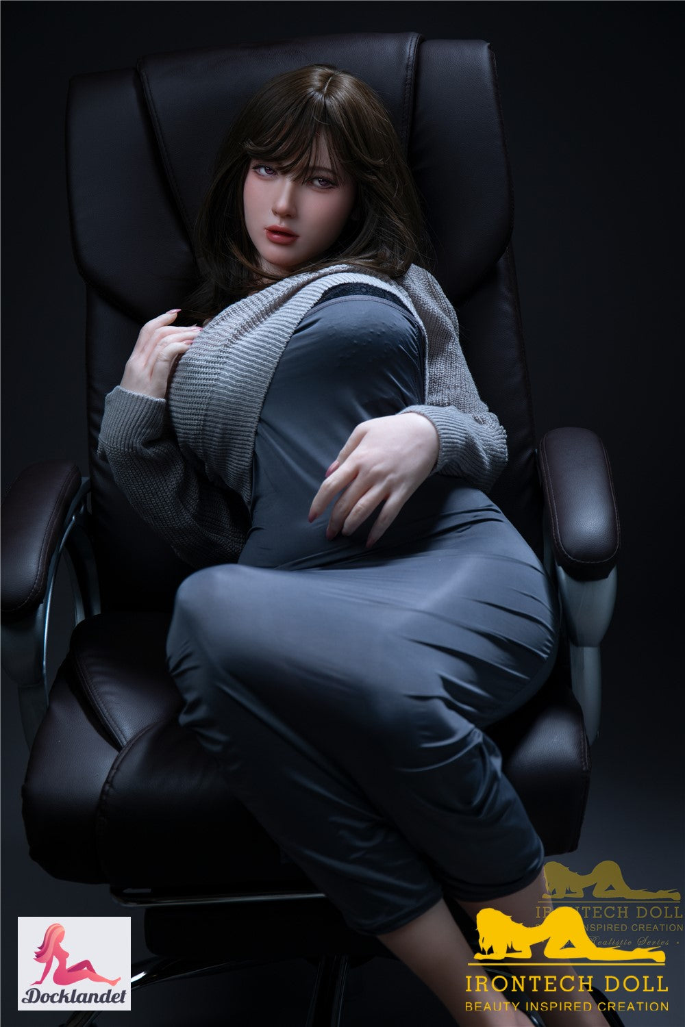 Boneca sexual hana (Irontech Doll 165cm F-kupa S1 silicone)