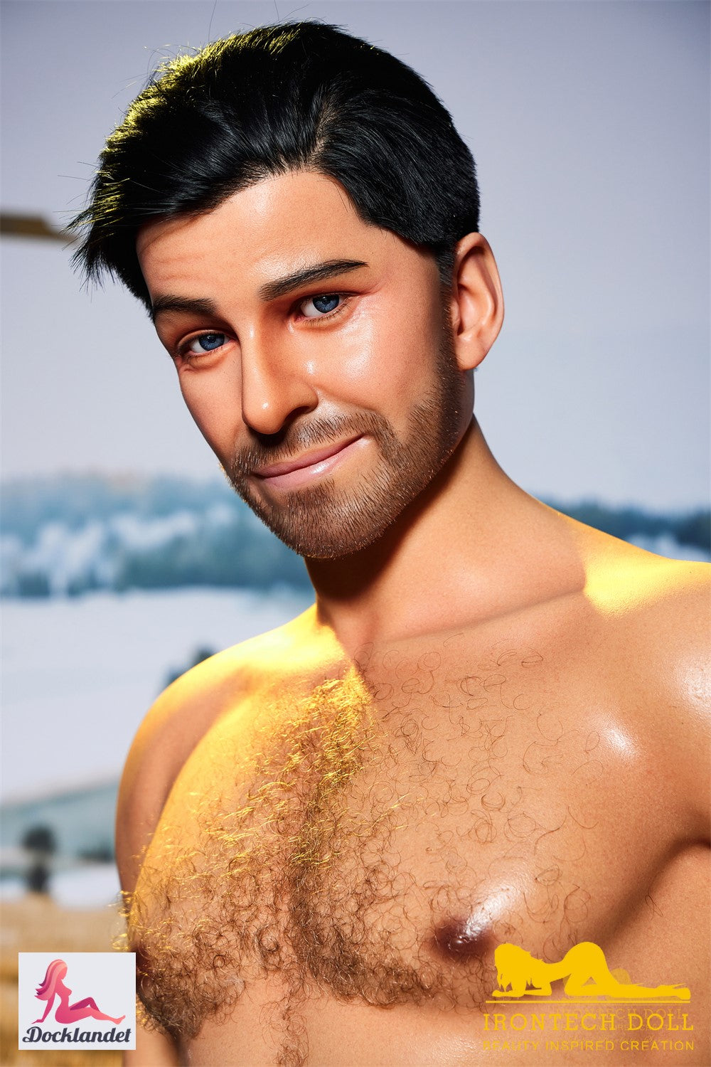 Boneca sexual masculina Allen (Irontech Doll Silicone M6 de 170cm)