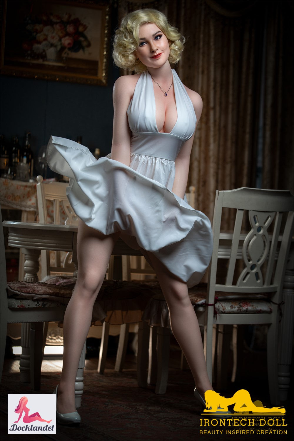 Boneca Sexual Marilyn (Irontech Doll Copo E 164cm S12 Silicone)