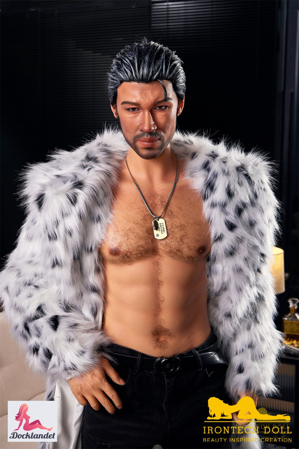 Boneca sexual masculina Gregor (Irontech Doll Silicone M7 de 170cm)