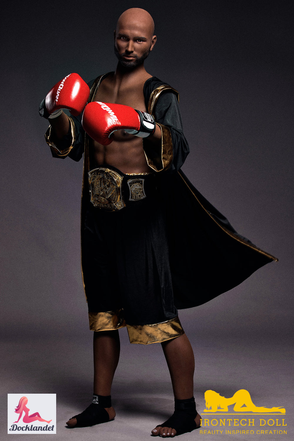 Boneca sexual masculina Kelvin (Irontech Doll 175cm #203 TPE)