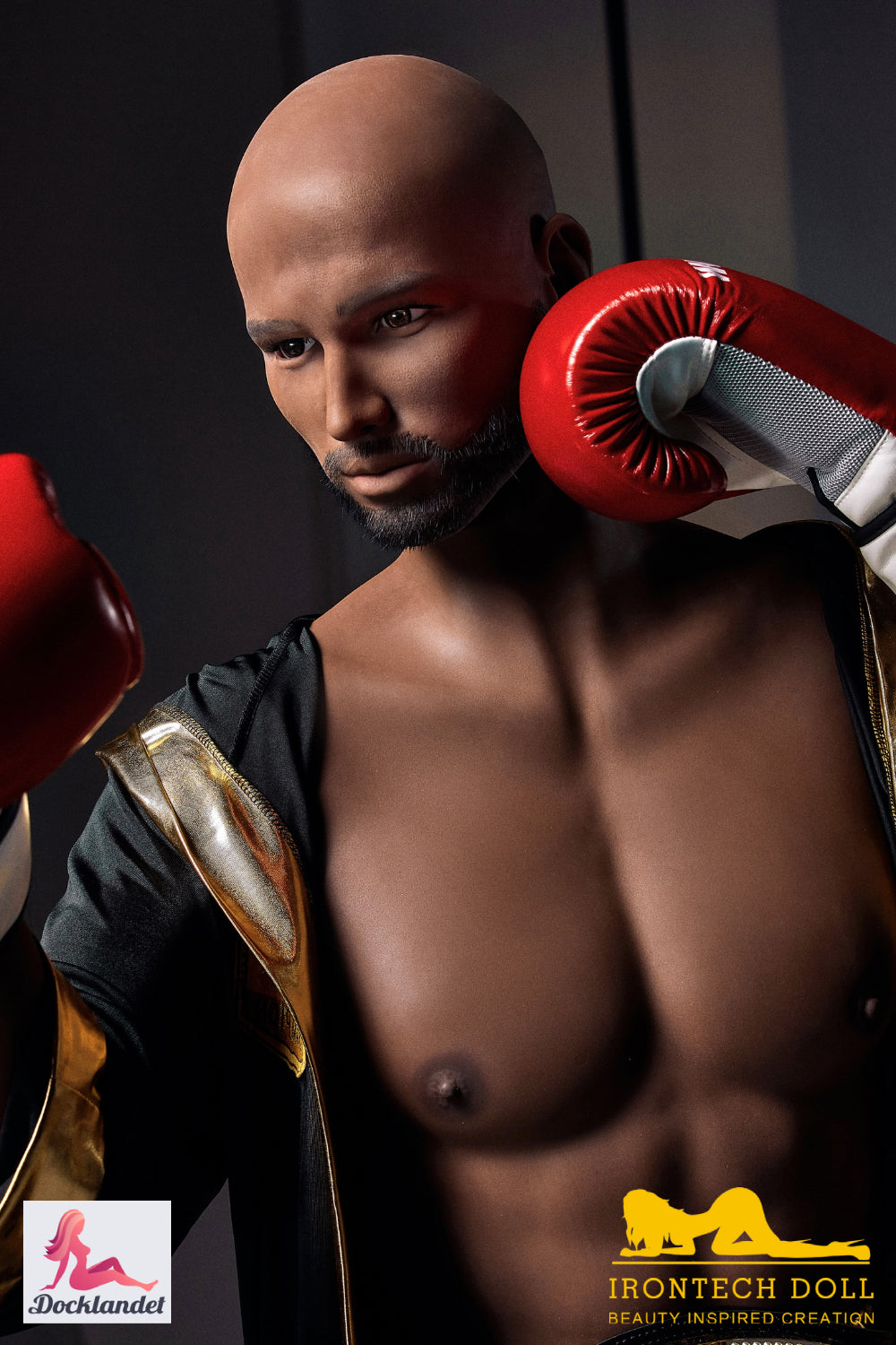 Boneca sexual masculina Kelvin (Irontech Doll 175cm #203 TPE)