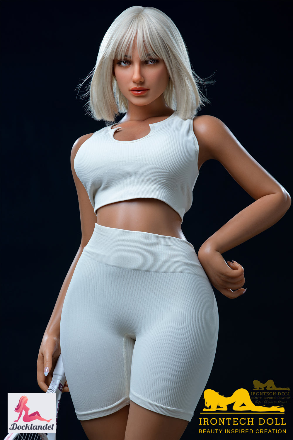 Boneca sexual Steffi (Irontech Doll Silicone de 164cm e xícara S17)