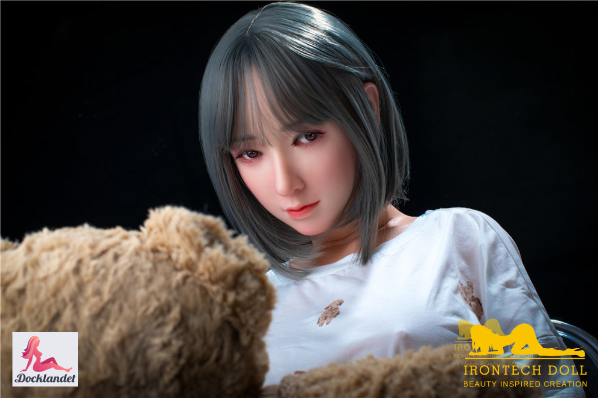 Boneca sexual doce (Irontech Doll 165cm F-Kupa S6 Silicone)