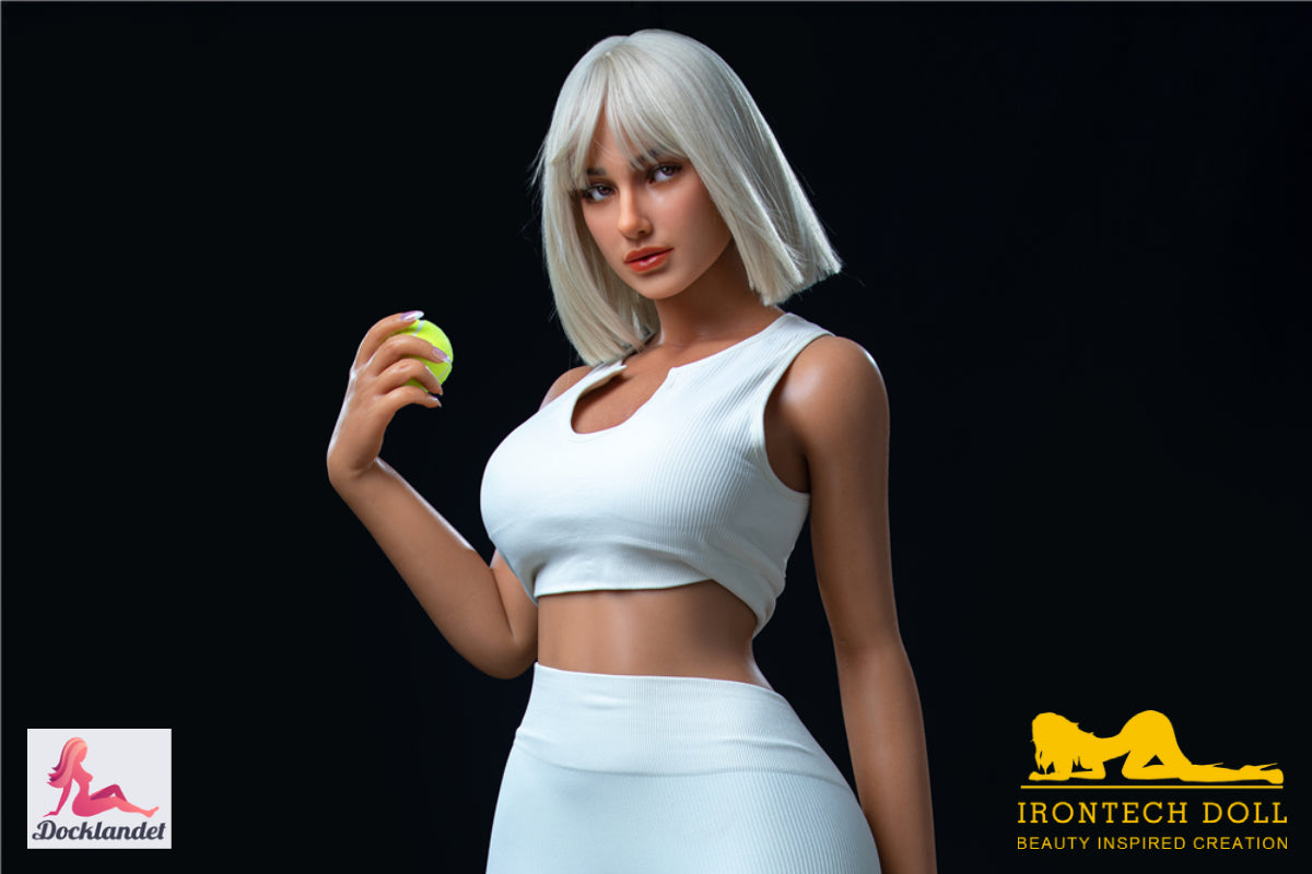 Boneca sexual Steffi (Irontech Doll Silicone de 164cm e xícara S17)